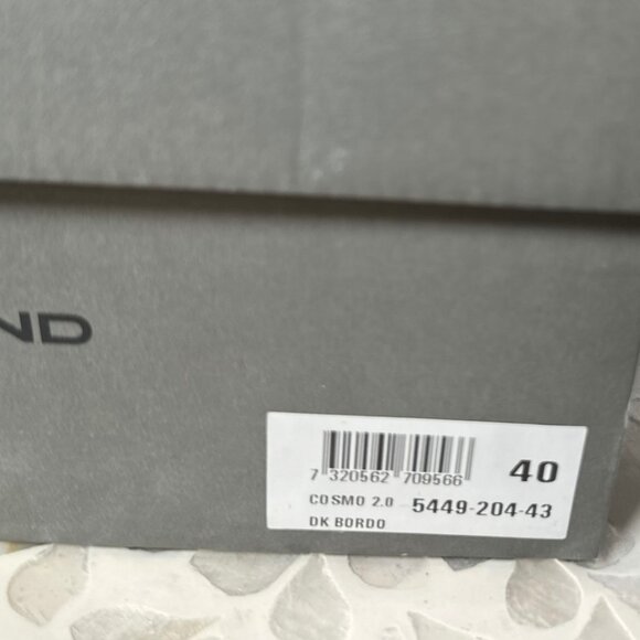 Vagabond Shoemakers Cosmo 2.0 Leather Tassel Lug Loafer Dark Bordo Women EU 40 - Picture 8 of 16